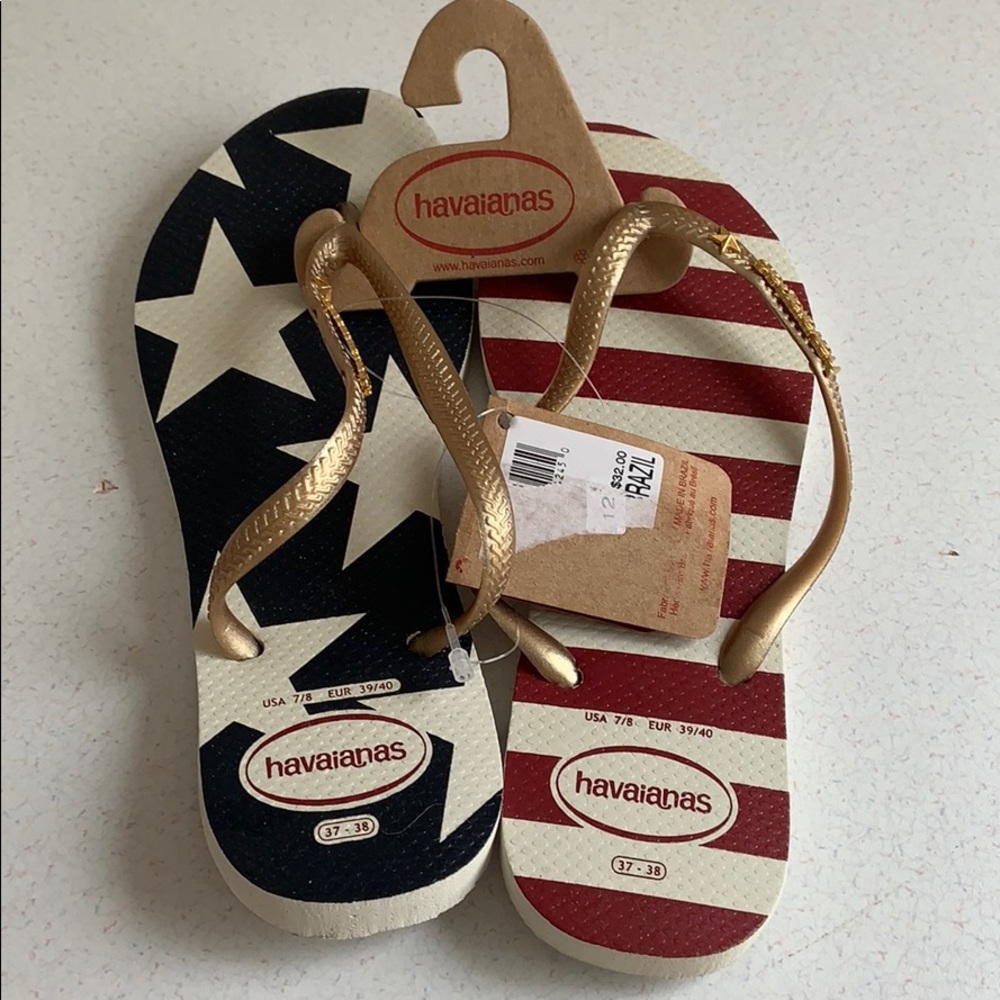 American flag flip-flop from Havaianas.